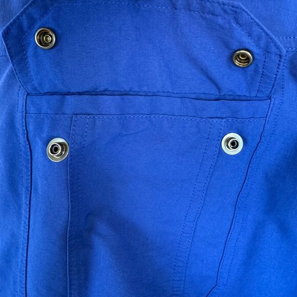 Lululemon Athletica Nylon Cobalt Blue Outdoor Hiking Cargo Shorts Size 36 - Picture 8 of 11